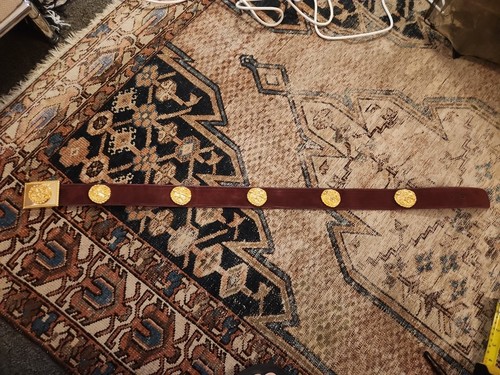 Vintage escada gürtel leder - gürtel,