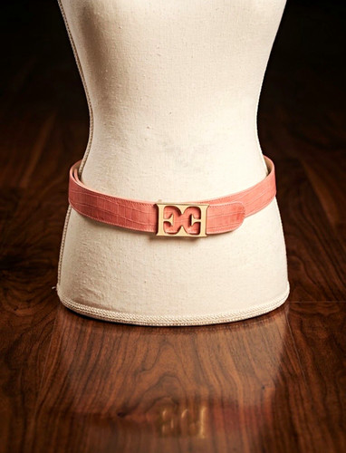 Escada damen ledergürtel - ledergürtel, rosa