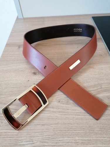 Escada ledergürtel braun - escada,